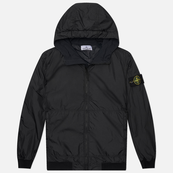 Мужская демисезонная куртка Stone Island Crinkle Reps NY Padded Hooded 104690₽
