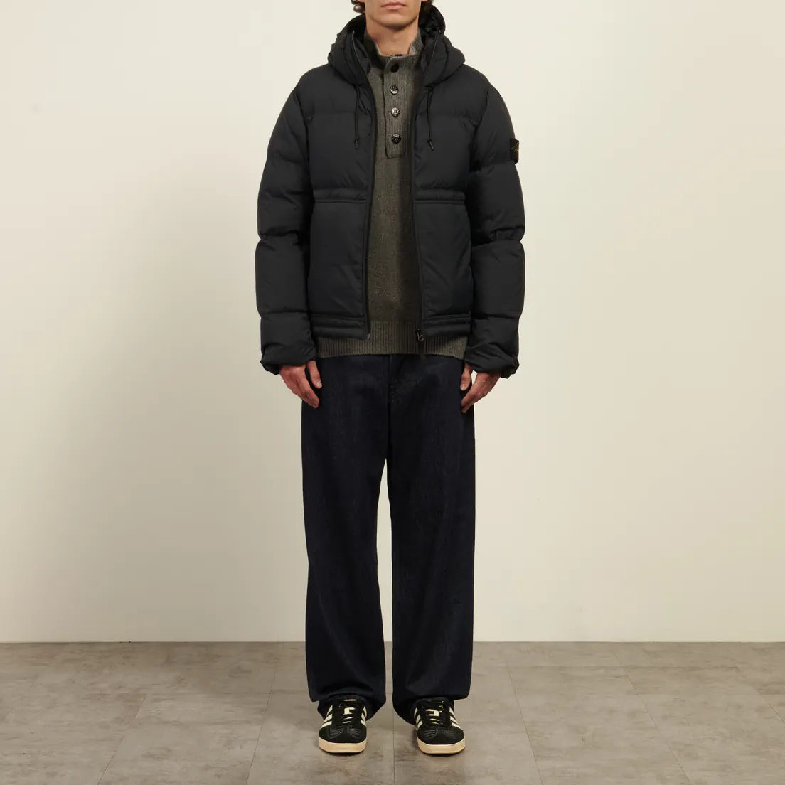 Stone Island Мужской пуховик Matt Ripstop Cordura Advanced Fabrics