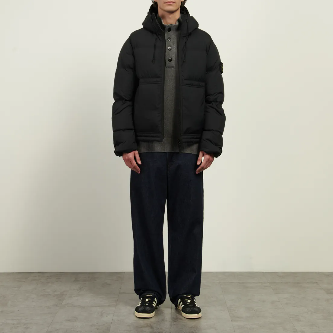 Stone Island Мужской пуховик Matt Ripstop Cordura Advanced Fabrics