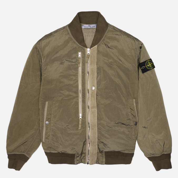 Мужская куртка бомбер Stone Island Nylon Metal In Econyl PrimaLoft
