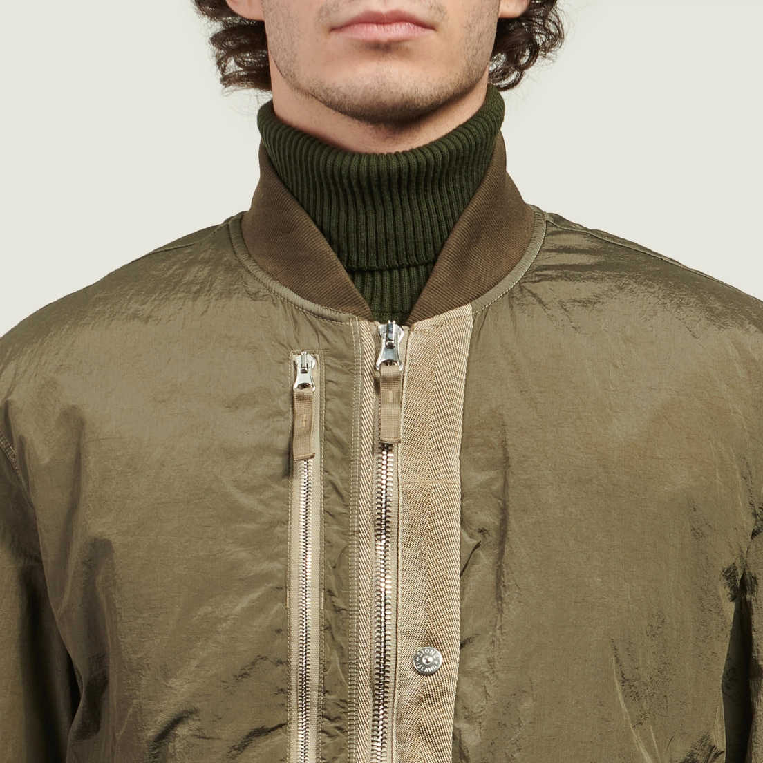 Stone Island Мужская куртка бомбер Nylon Metal In Econyl PrimaLoft
