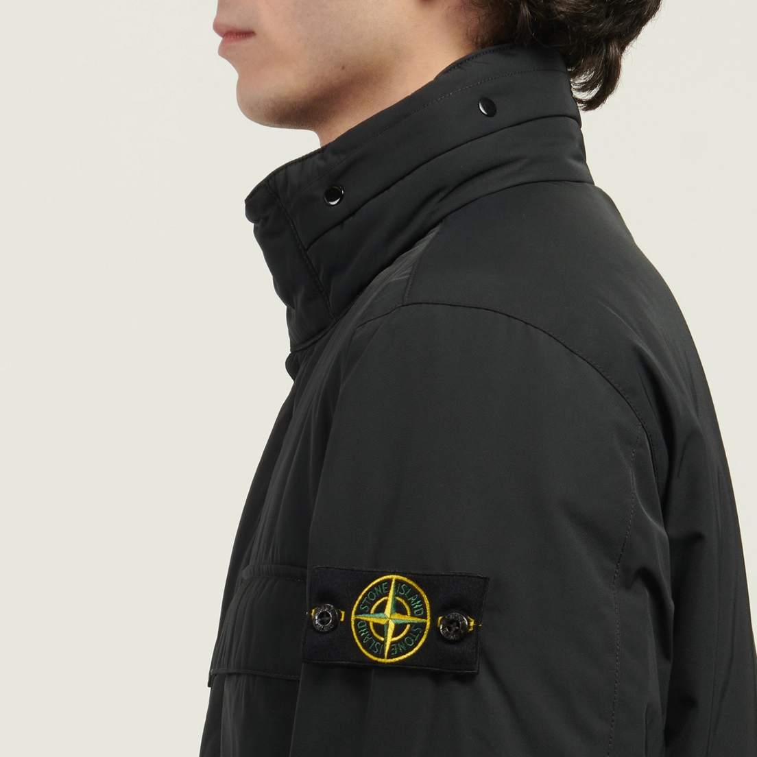 Stone Island Мужская демисезонная куртка Micro Twill Padded Field