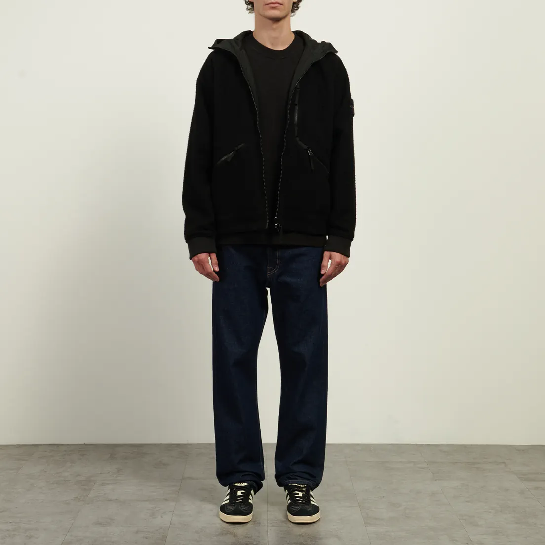 Stone Island Мужская демисезонная куртка Panno Ratinato