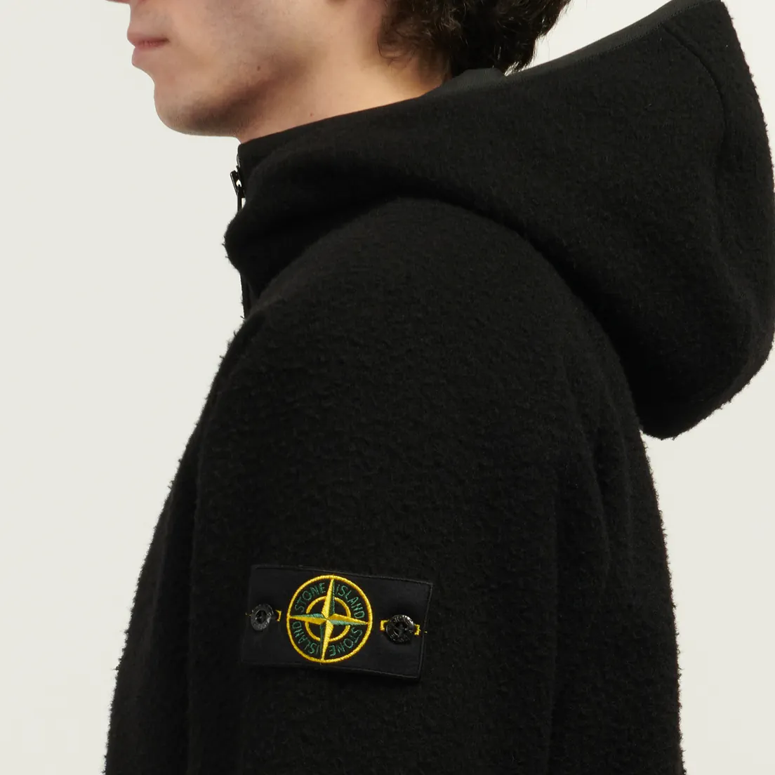 Stone Island Мужская демисезонная куртка Panno Ratinato