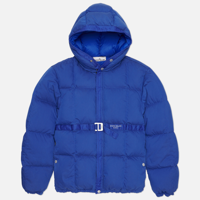 Мужской пуховик Stone Island Marina Hooded Buckled