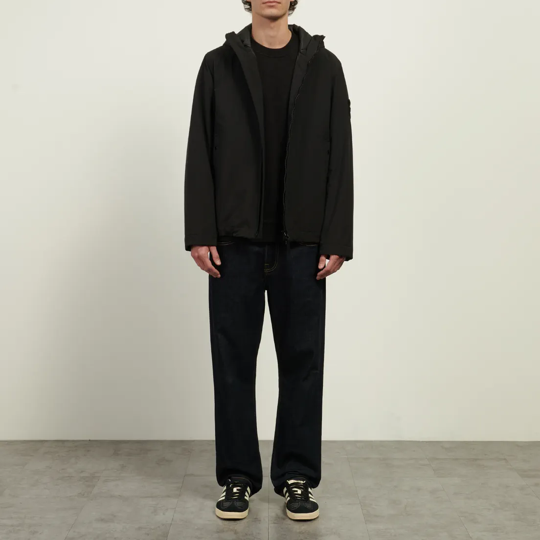 Stone Island Мужская демисезонная куртка Light Soft Shell-R E.Dye Primaloft Insulation Hooded