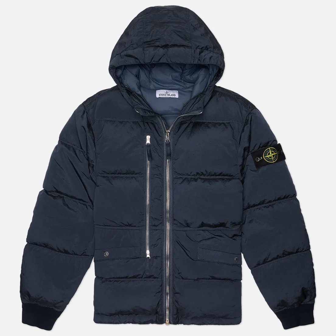 Stone Island Мужской пуховик Nylon Metal In Econyl Hooded