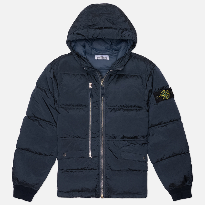 Мужской пуховик Stone Island Nylon Metal In Econyl Hooded