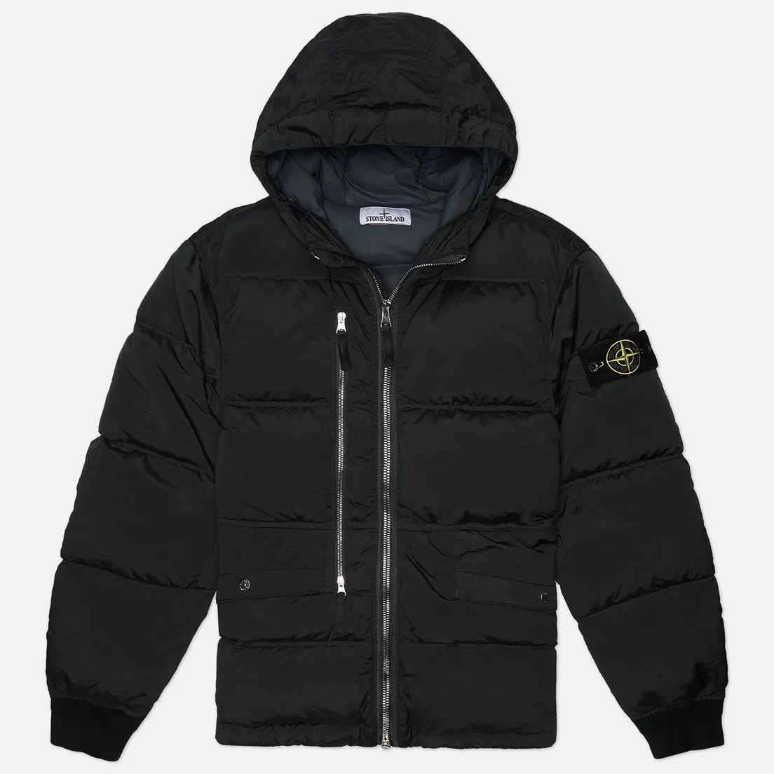 Stone Island Мужской пуховик Nylon Metal In Econyl Hooded