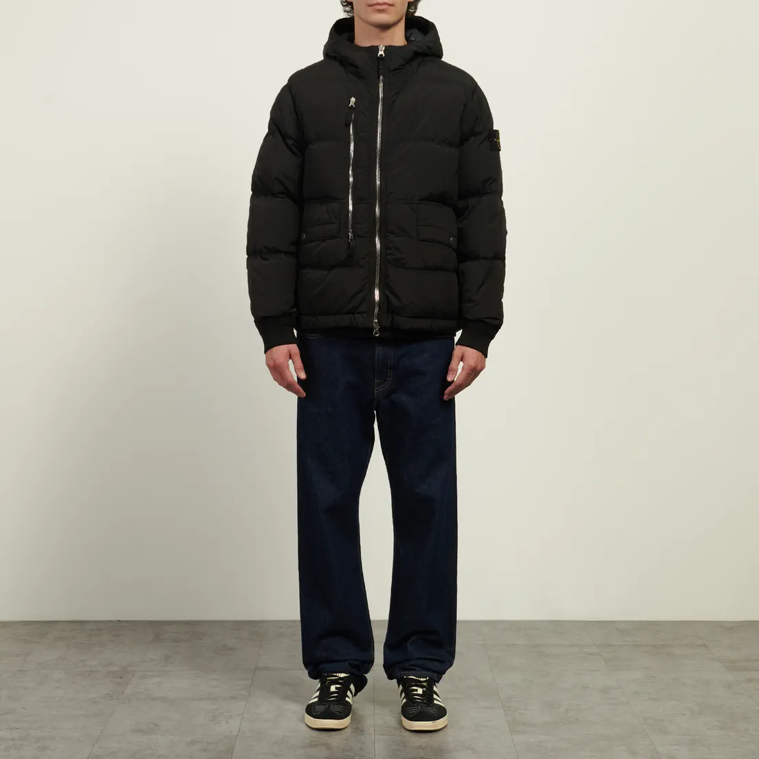 Stone Island Мужской пуховик Nylon Metal In Econyl Hooded