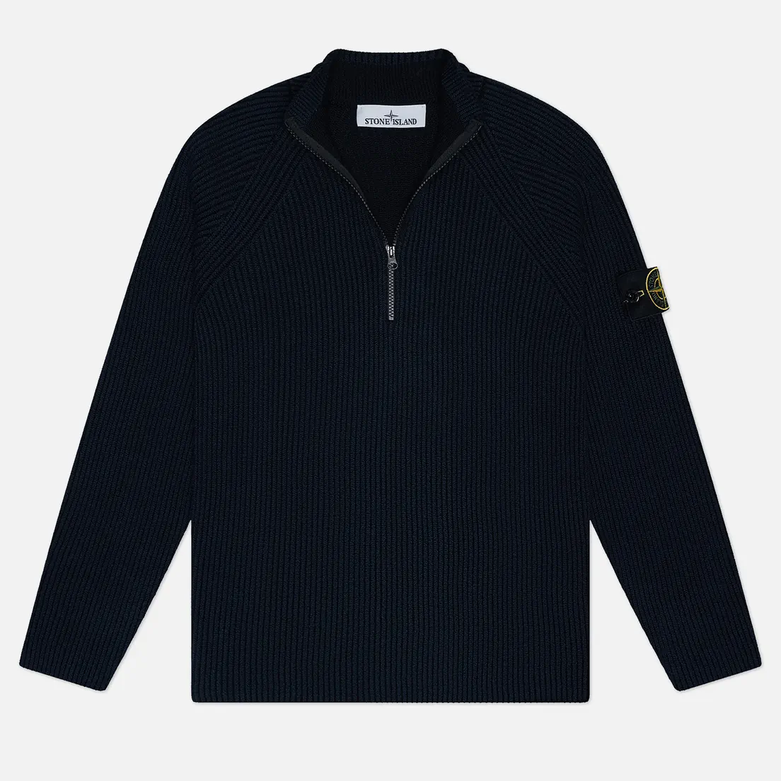 Stone Island Мужской свитер Vanise Full Rib RWS Wool Half-Zip