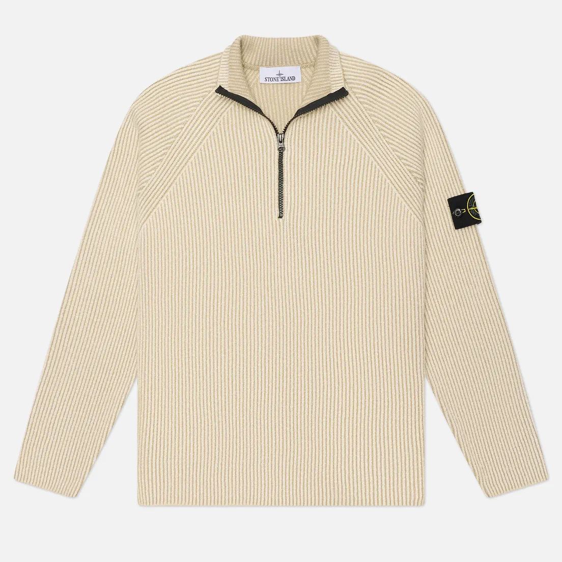 Stone Island Мужской свитер Vanise Full Rib RWS Wool Half-Zip