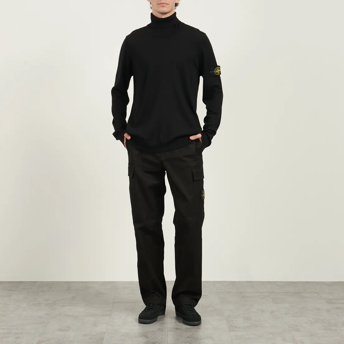 Stone Island Мужской свитер Light RWS Pure Wool Turtleneck