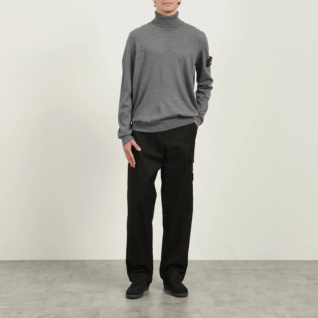 Stone Island Мужской свитер Light RWS Pure Wool Turtleneck