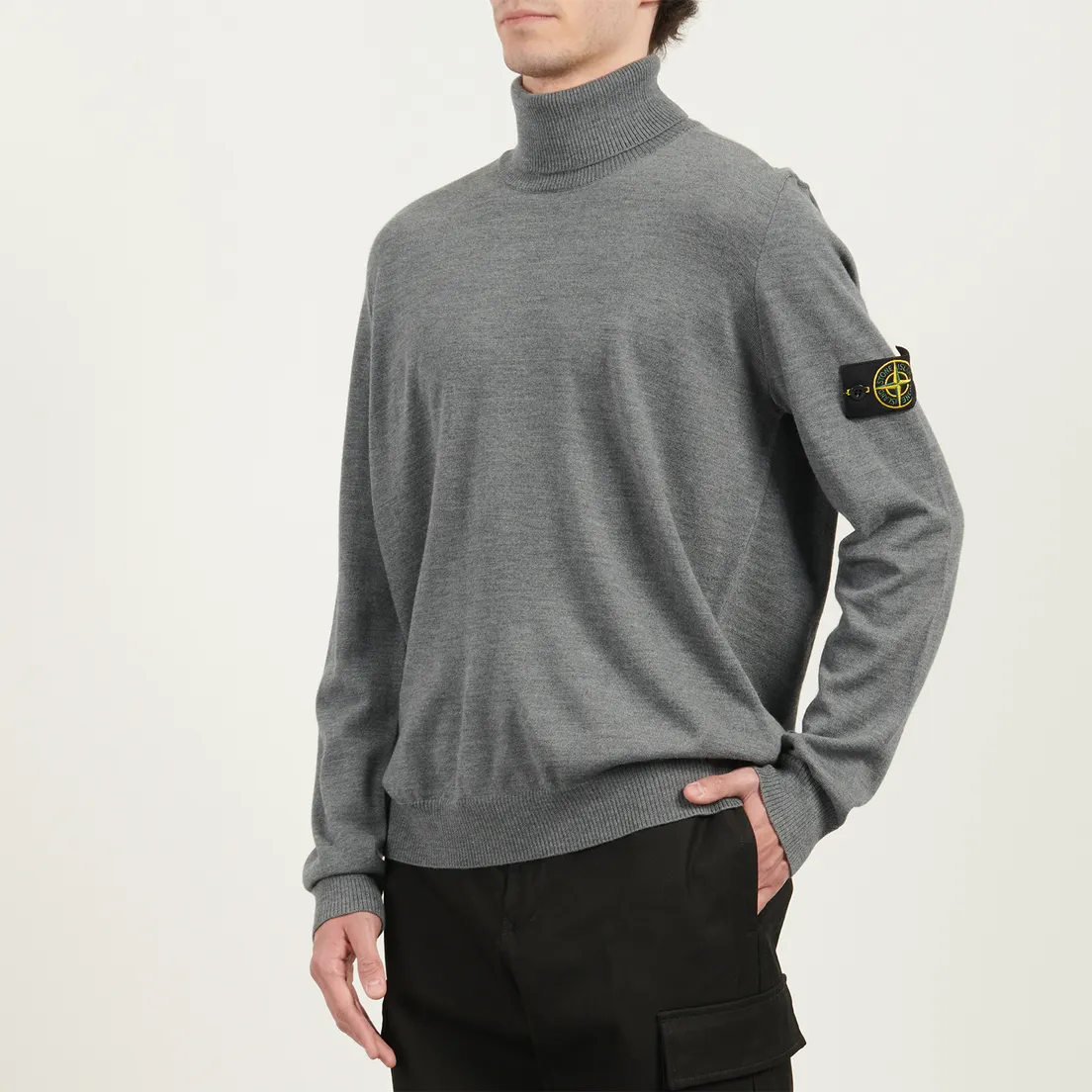 Stone Island Мужской свитер Light RWS Pure Wool Turtleneck