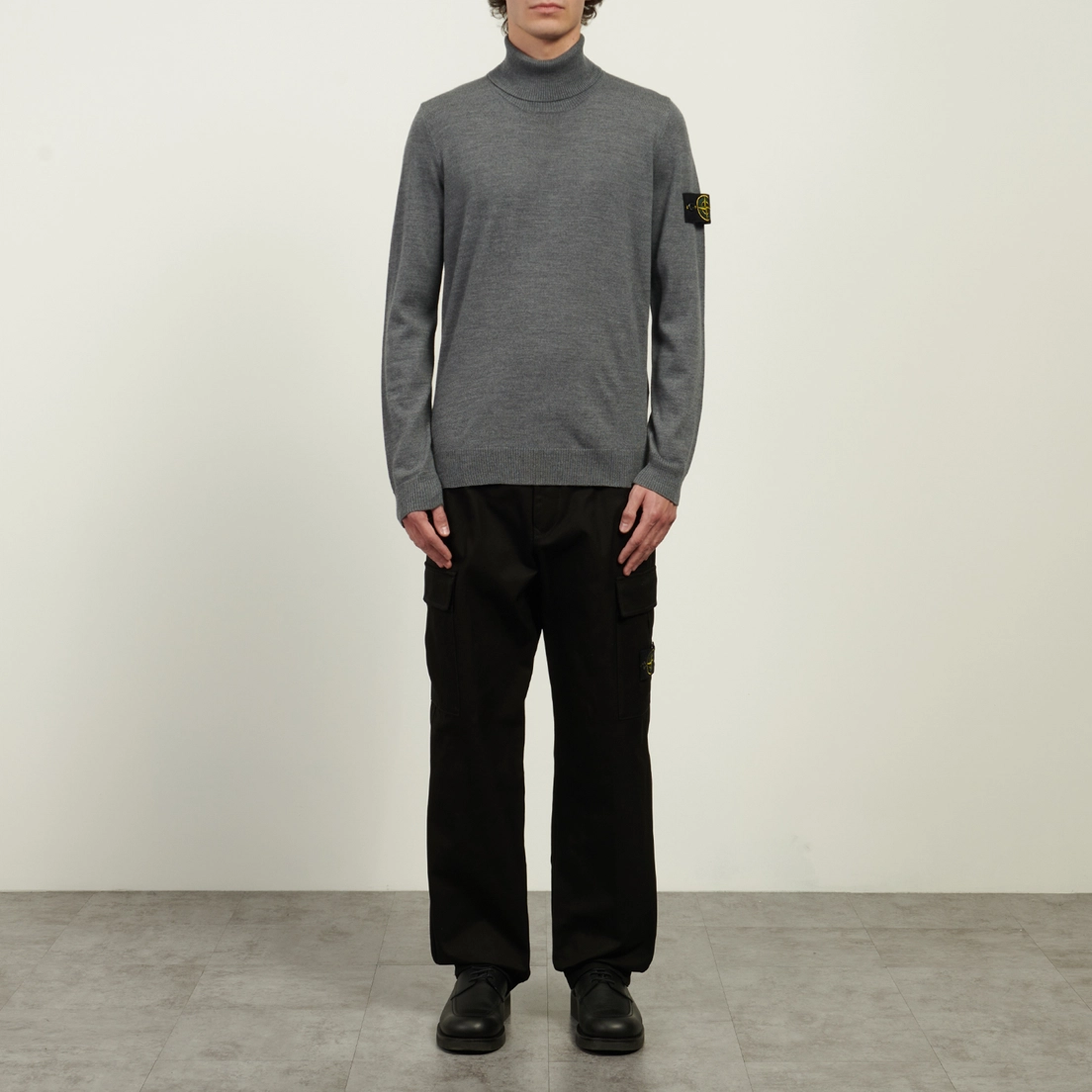 Stone Island Мужской свитер Light RWS Pure Wool Turtleneck