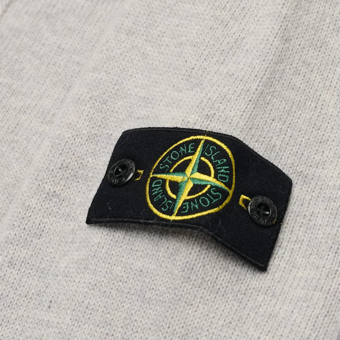 Stone Island Мужской свитер Lambswool Half-Zip