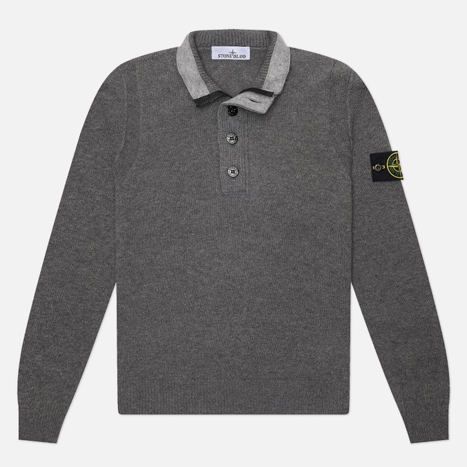 Мужской свитер Stone Island Lambswool Half-Zip