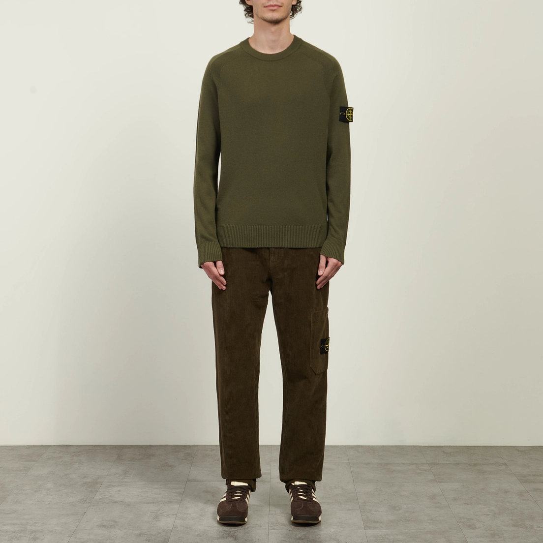 Stone Island Мужской свитер Light RWS Geelong Wool