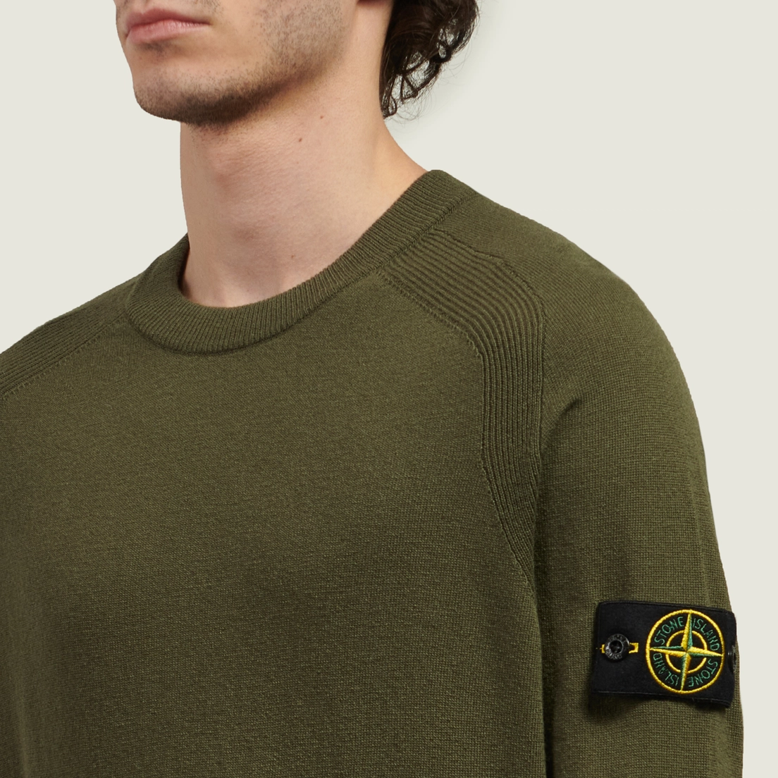 Stone Island Мужской свитер Light RWS Geelong Wool
