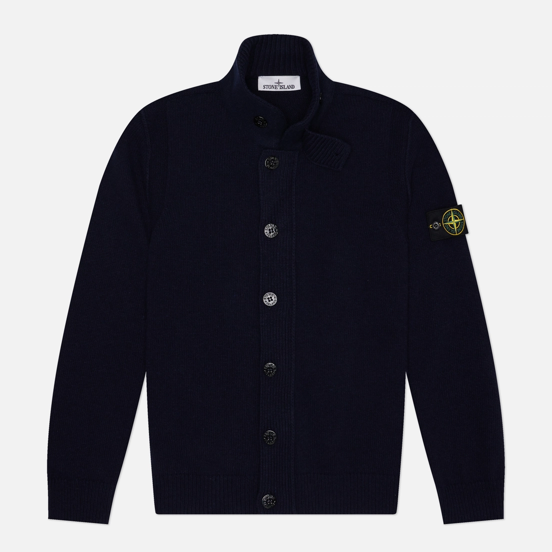 Stone Island Мужской свитер Lambswool Button-Up