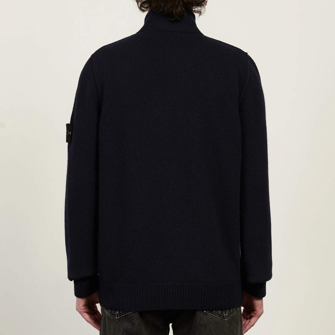 Stone Island Мужской свитер Lambswool Button-Up