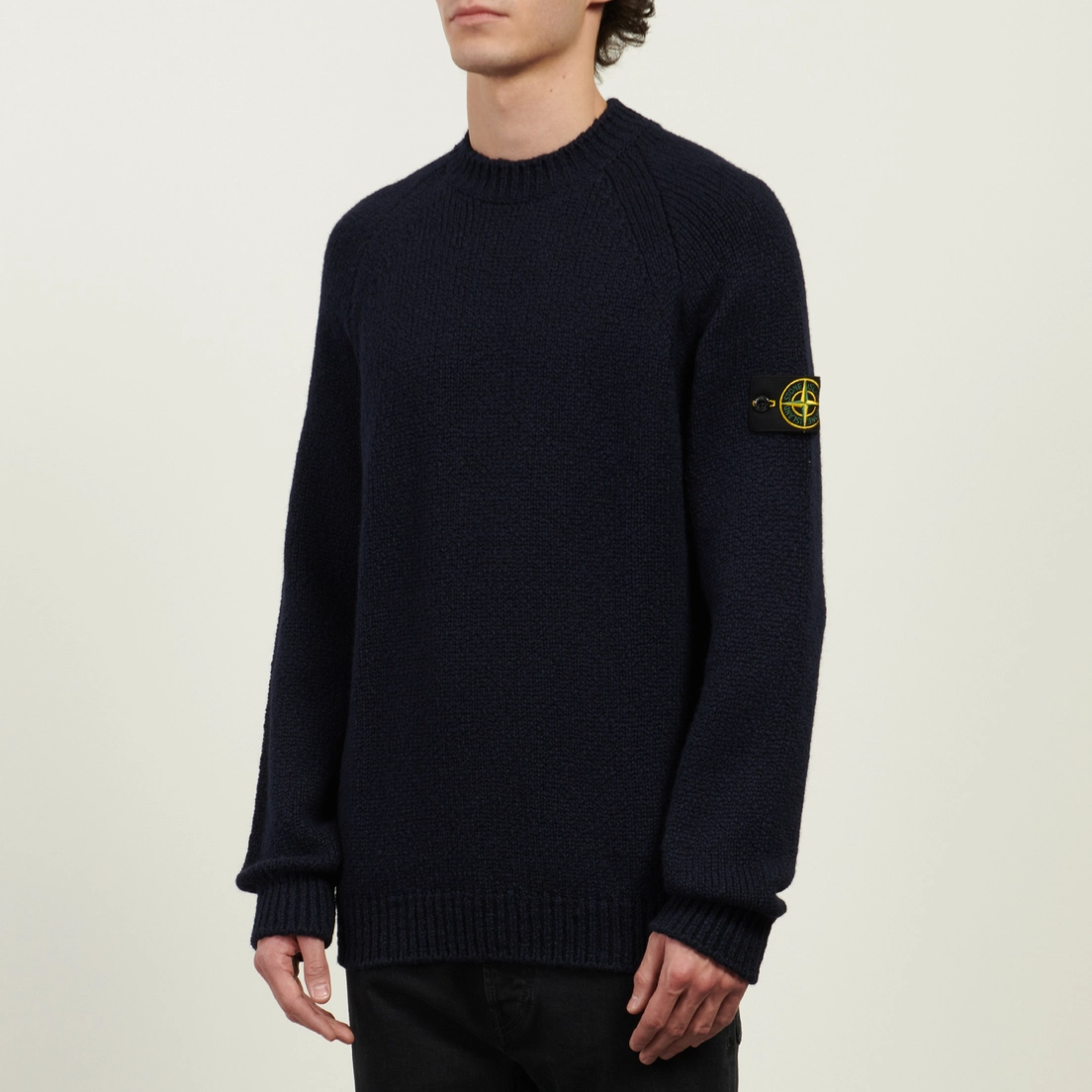 Stone Island Мужской свитер Fancy Yarn Mouline Wool