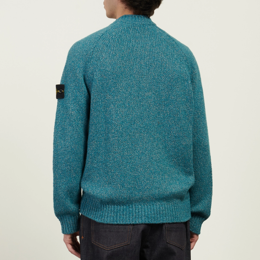 Stone Island Мужской свитер Fancy Yarn Mouline Wool