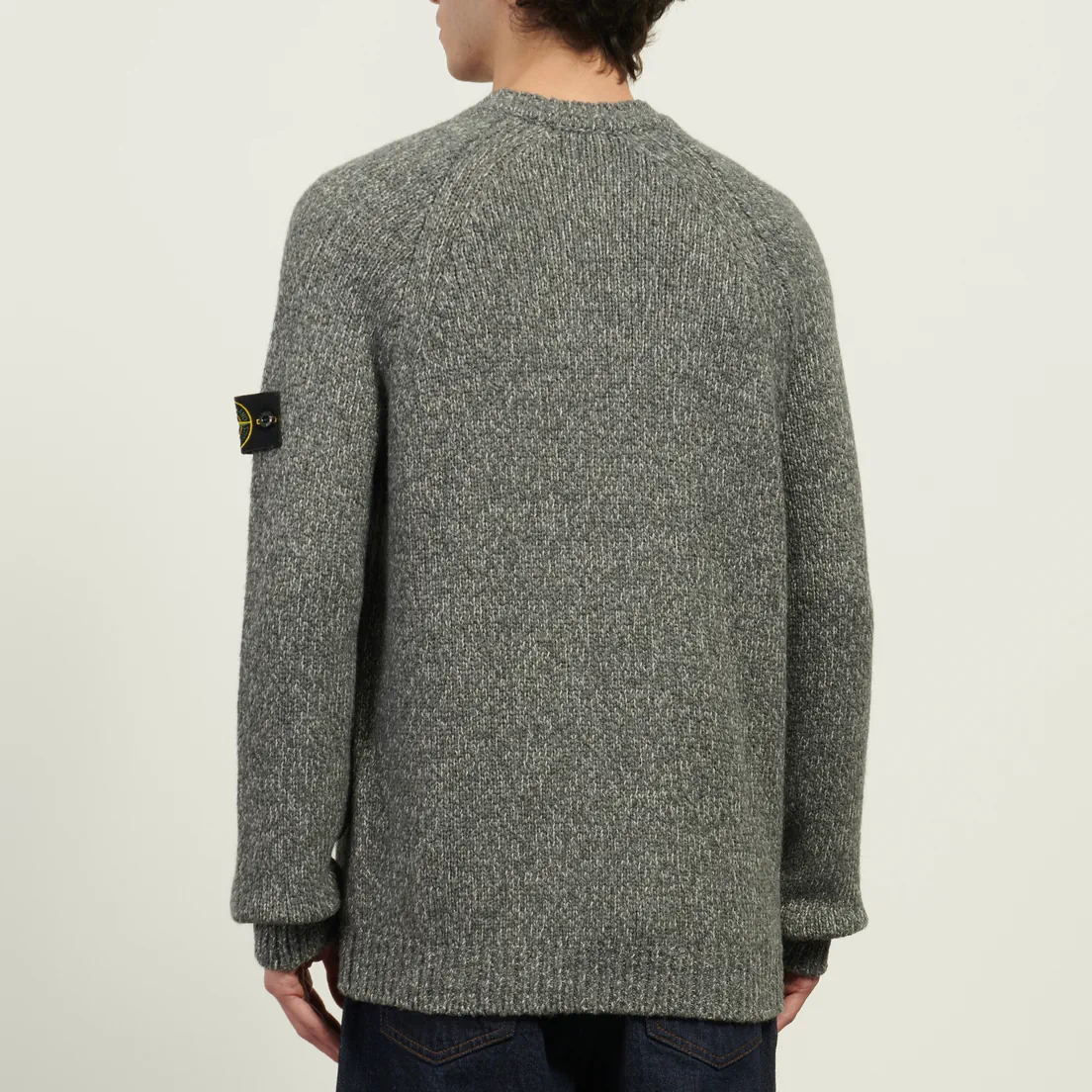 Stone Island Мужской свитер Fancy Yarn Mouline Wool