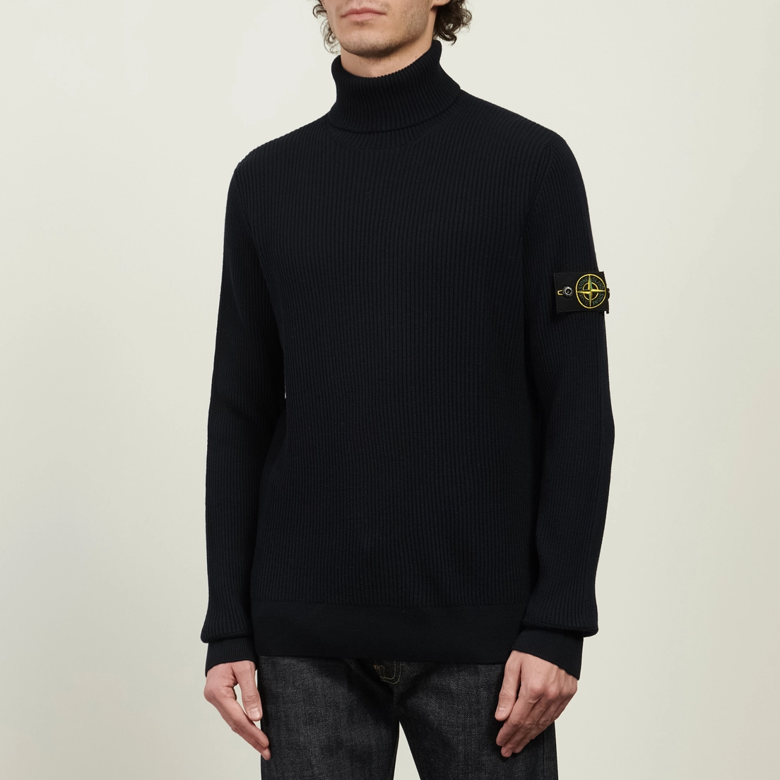 Stone Island Мужской свитер Full Rib RWS Wool Turtleneck