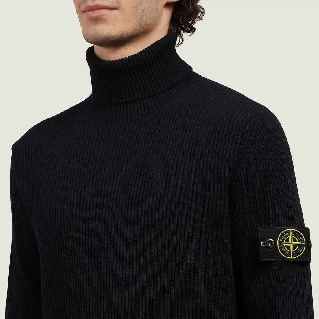 Stone Island Мужской свитер Full Rib RWS Wool Turtleneck