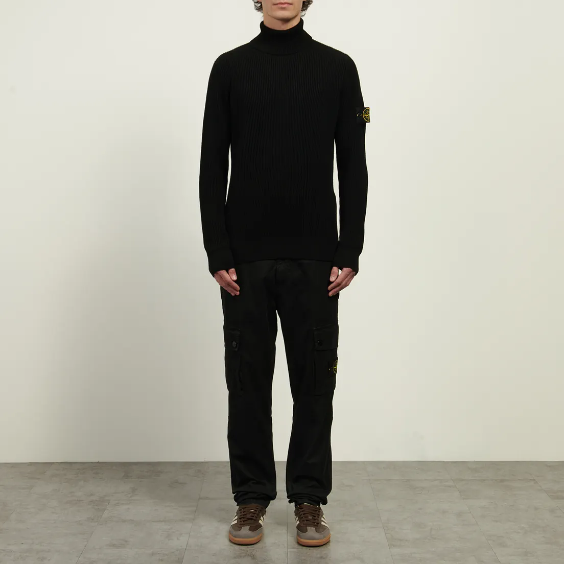 Stone Island Мужской свитер Full Rib RWS Wool Turtleneck