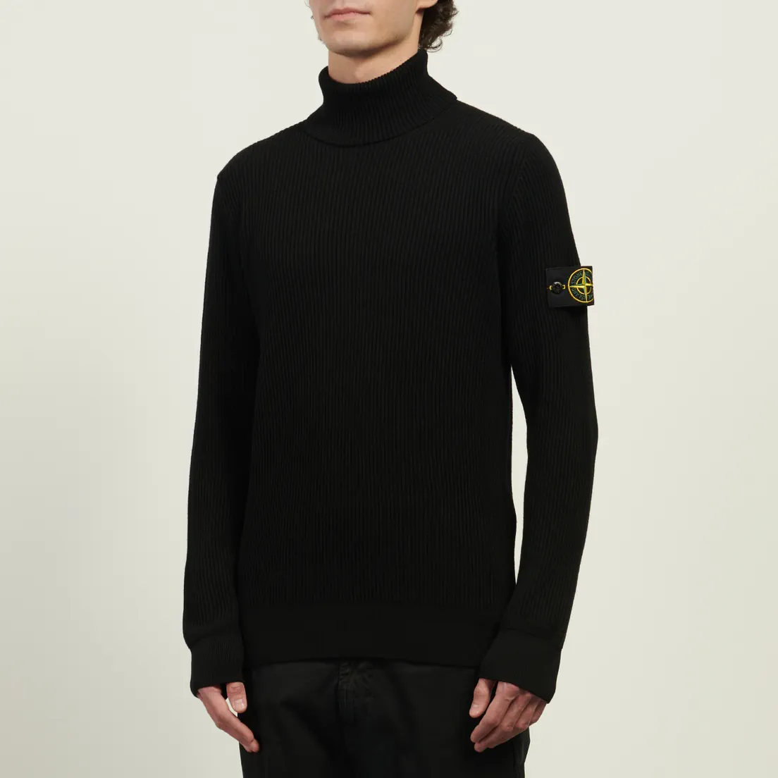 Stone Island Мужской свитер Full Rib RWS Wool Turtleneck