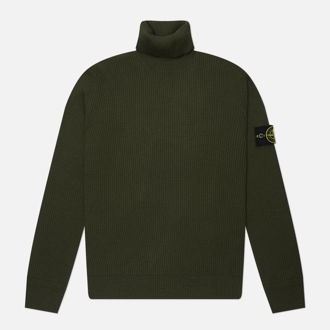 Мужской свитер Stone Island Full Rib RWS Wool Turtleneck