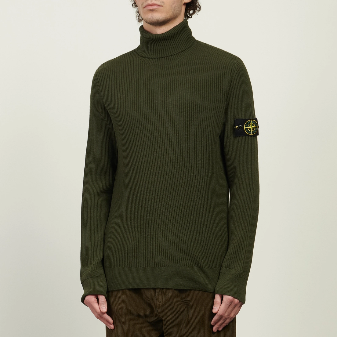Stone Island Мужской свитер Full Rib RWS Wool Turtleneck