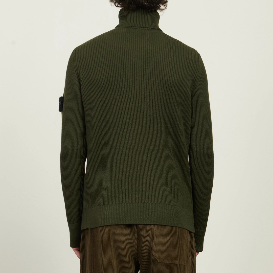 Stone Island Мужской свитер Full Rib RWS Wool Turtleneck