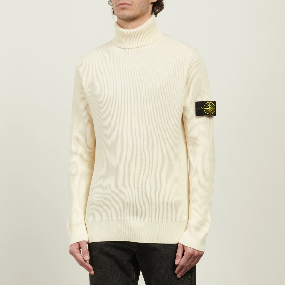 Stone Island Мужской свитер Full Rib RWS Wool Turtleneck