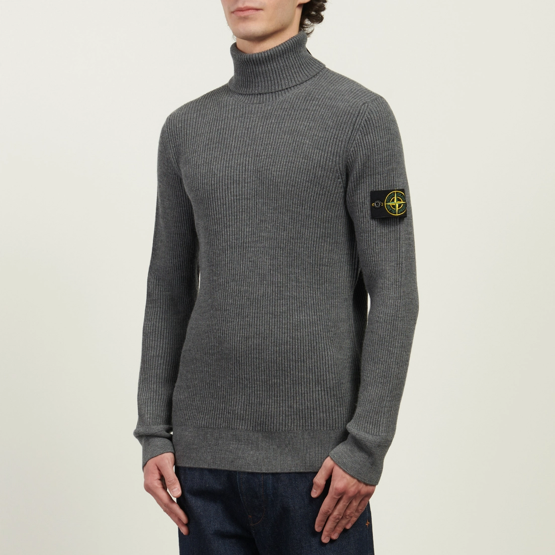 Stone Island Мужской свитер Full Rib RWS Wool Turtleneck