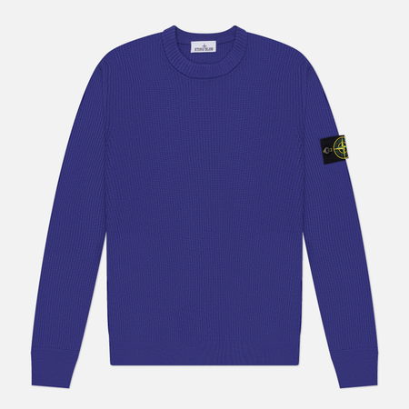Мужской свитер Stone Island Full Rib RWS Wool, цвет фиолетовый, размер XL