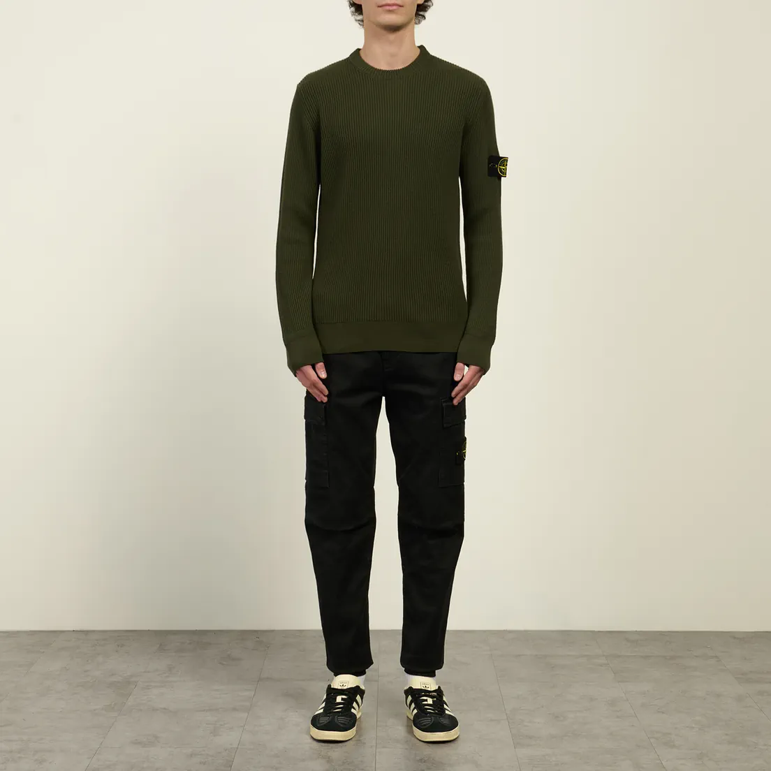 Stone Island Мужской свитер Full Rib RWS Wool