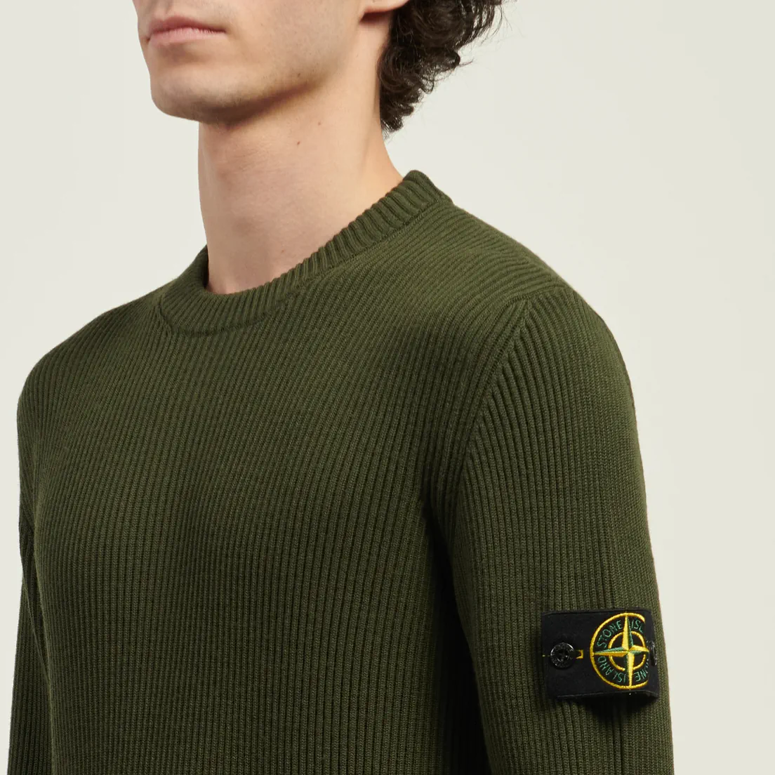 Stone Island Мужской свитер Full Rib RWS Wool