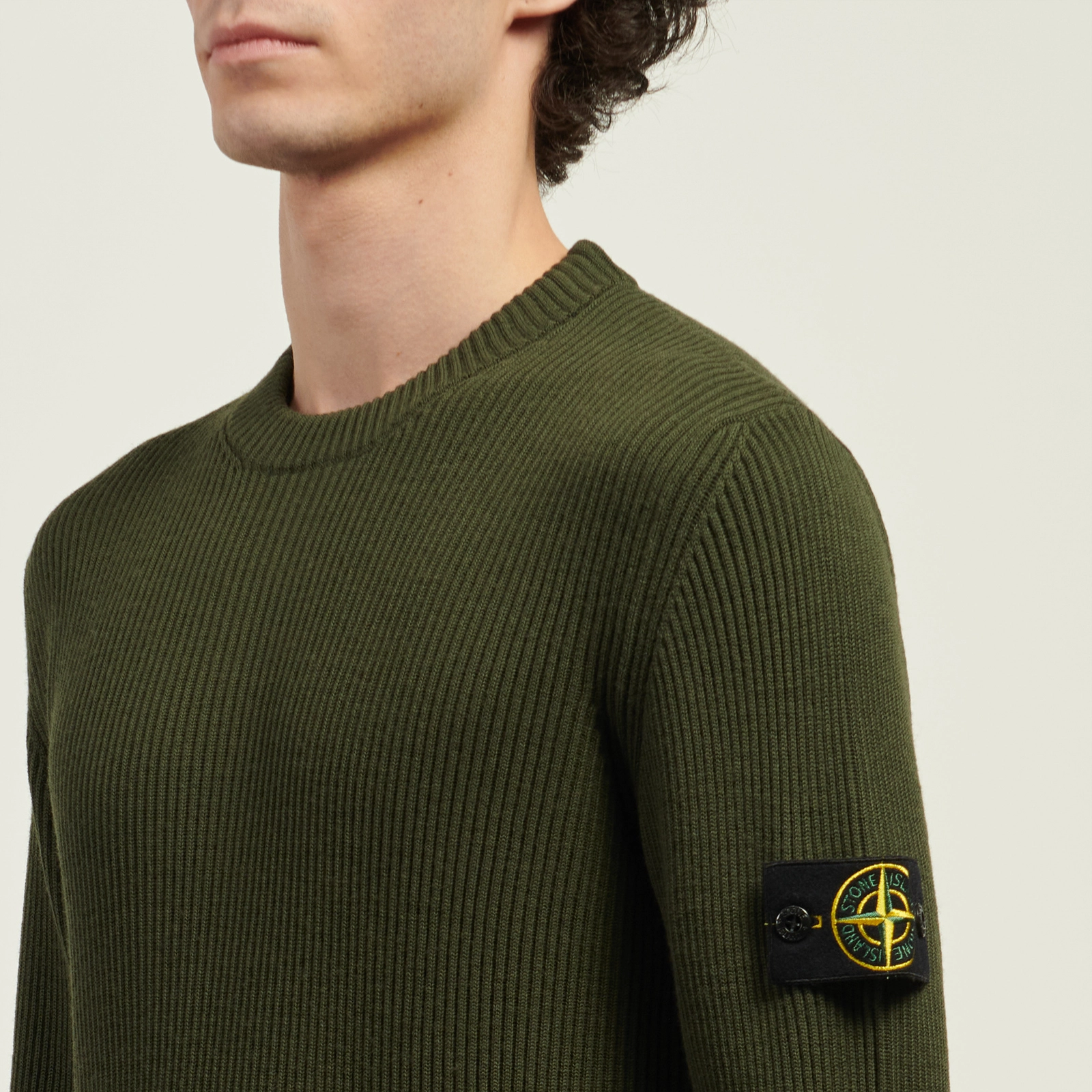 Мужской свитер Stone Island Full Rib RWS Wool, K2S155100053S00C2.V0054