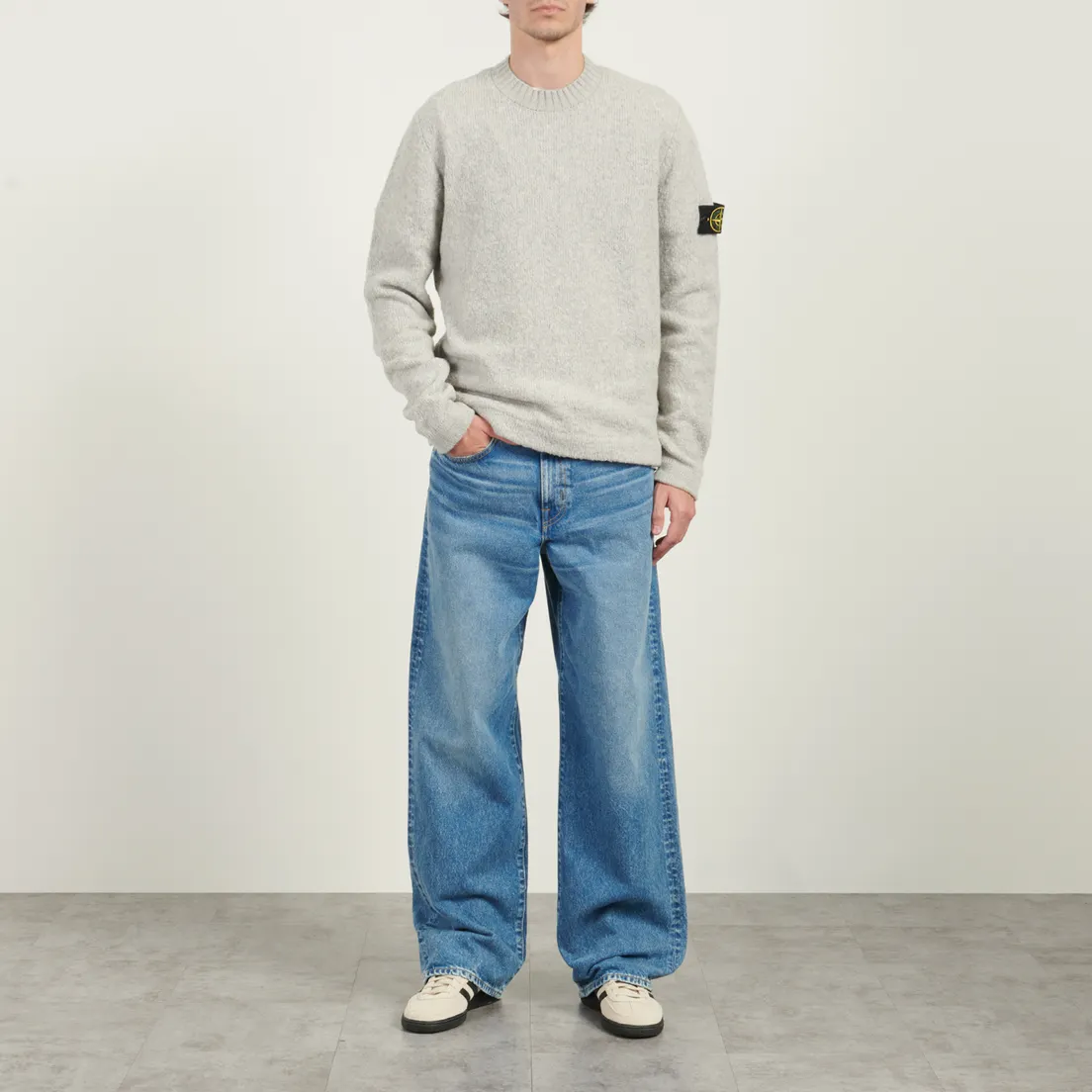 Stone Island Мужской свитер Fancy Yarn