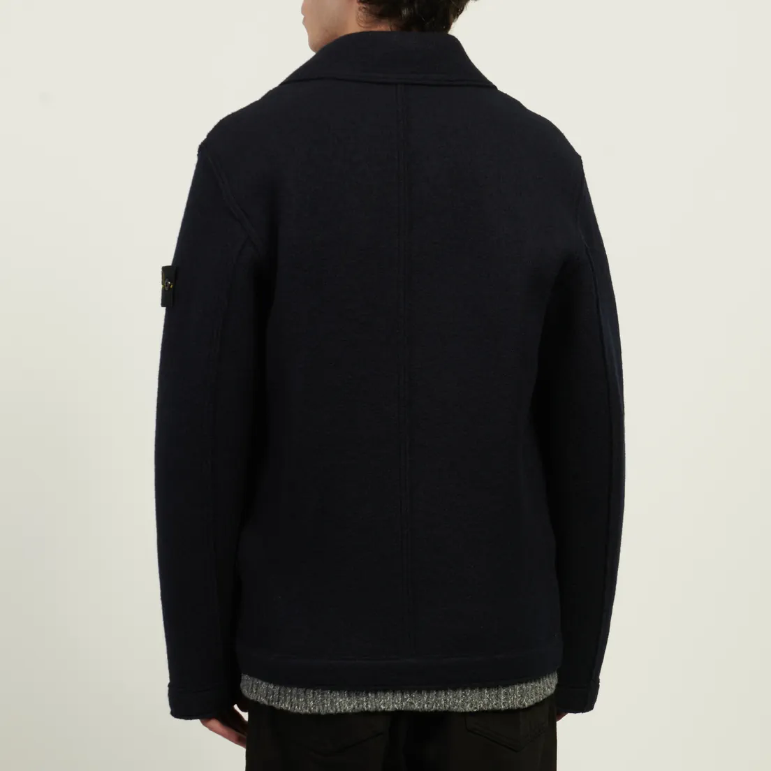 Stone Island Мужское пальто Felted RWS Wool