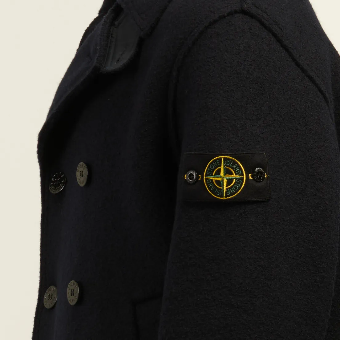 Stone Island Мужское пальто Felted RWS Wool