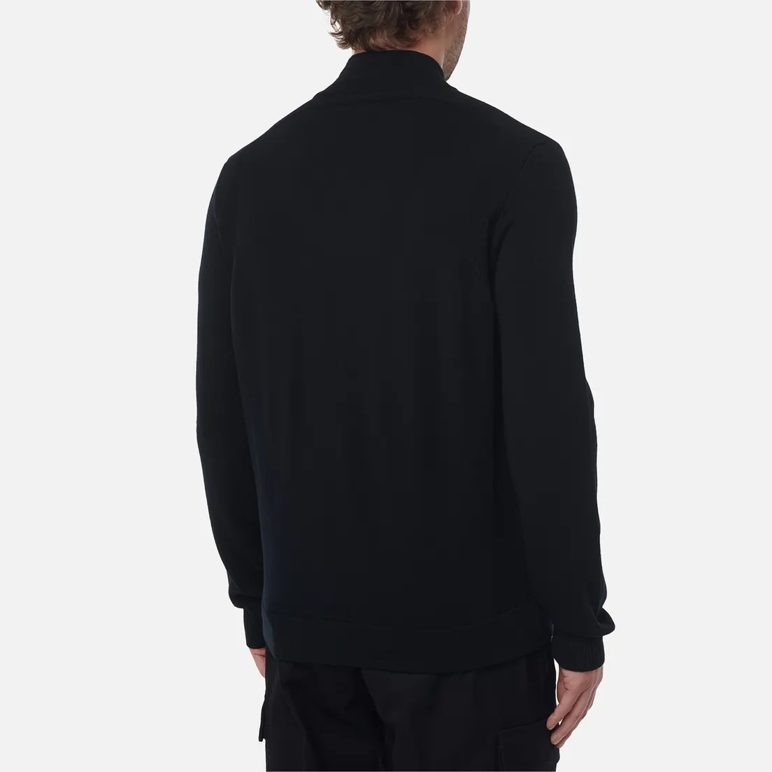 Stone Island Мужской свитер Stretch RWS Wool Zip-Up