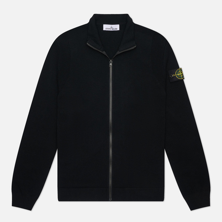   Brandshop Мужской свитер Stone Island Stretch RWS Wool Zip-Up, цвет чёрный, размер L