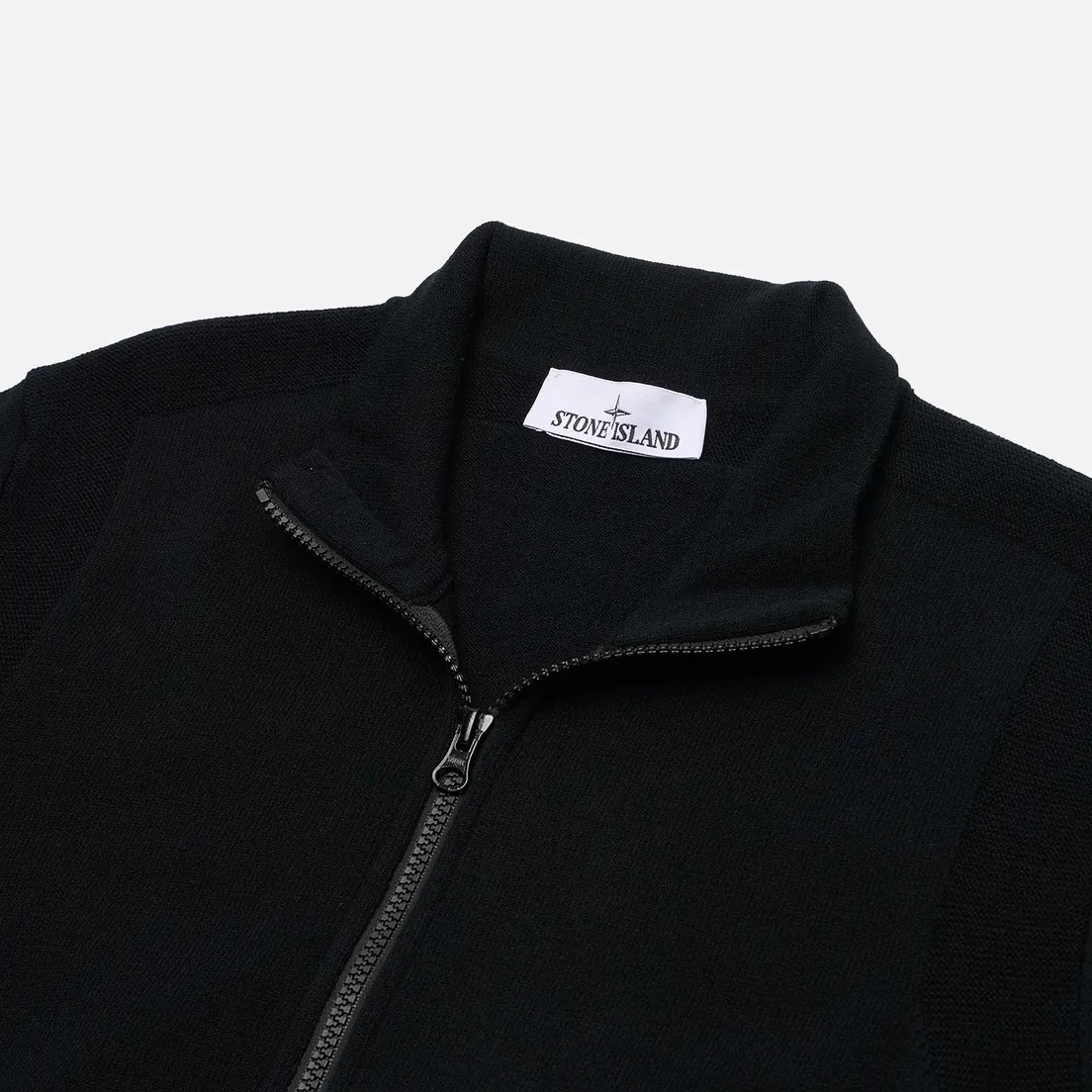 Stone Island Мужской свитер Stretch RWS Wool Zip-Up