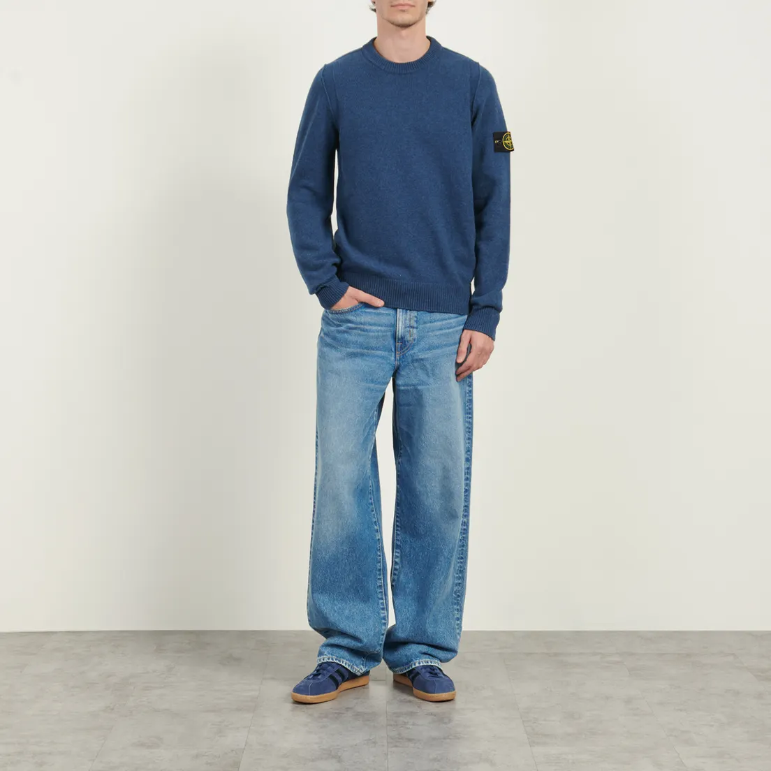 Stone Island Мужской свитер Lambswool