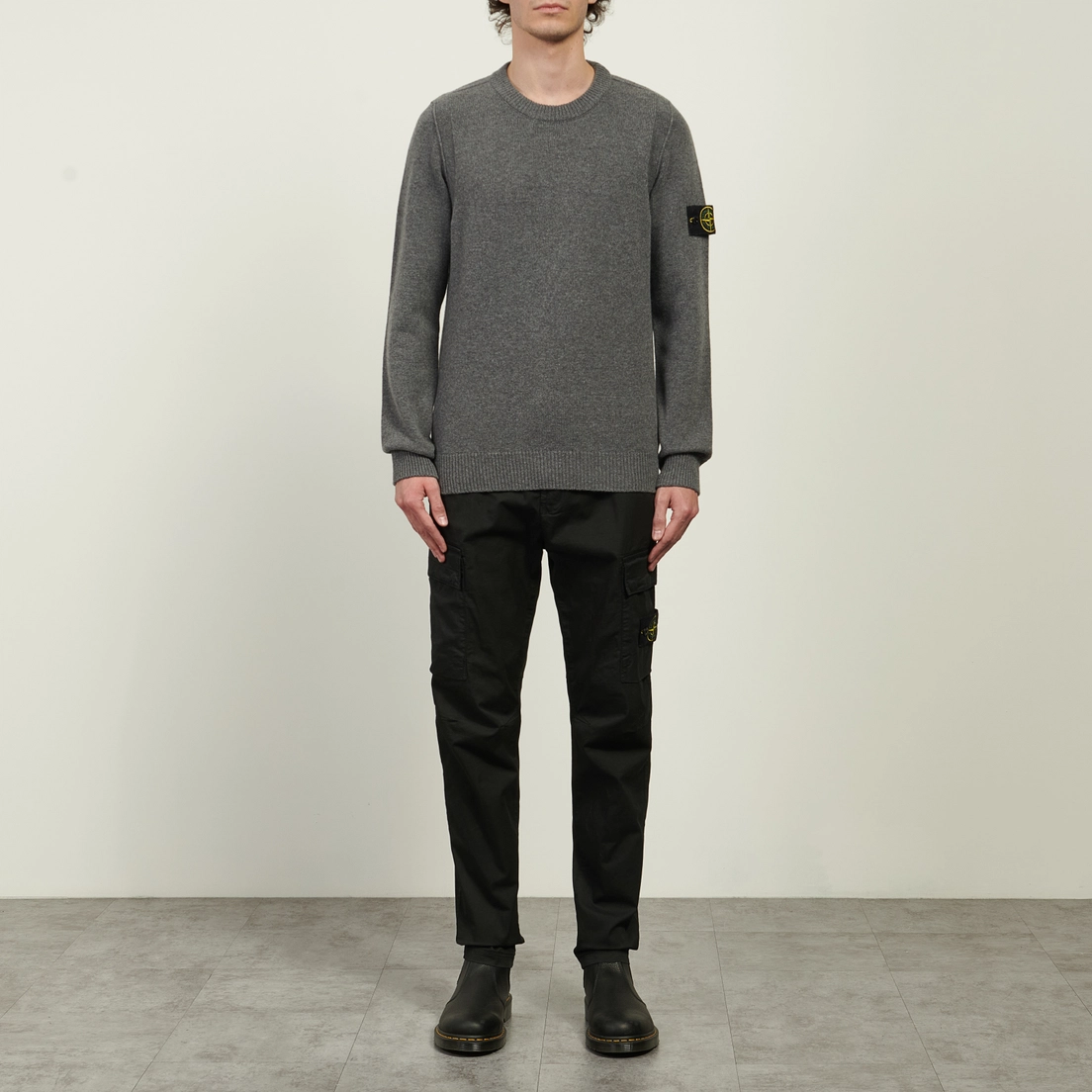 Stone Island Мужской свитер Lambswool